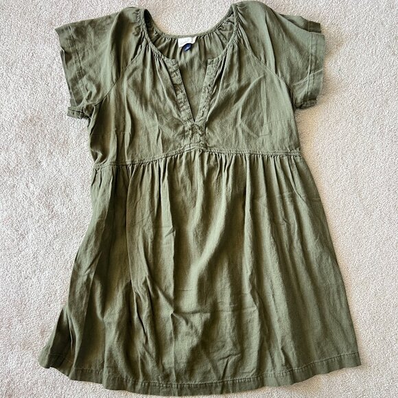 Universal Thread Womens Short Sleeve Linen Mini Dress with Pockets Size XXL - Picture 1 of 3